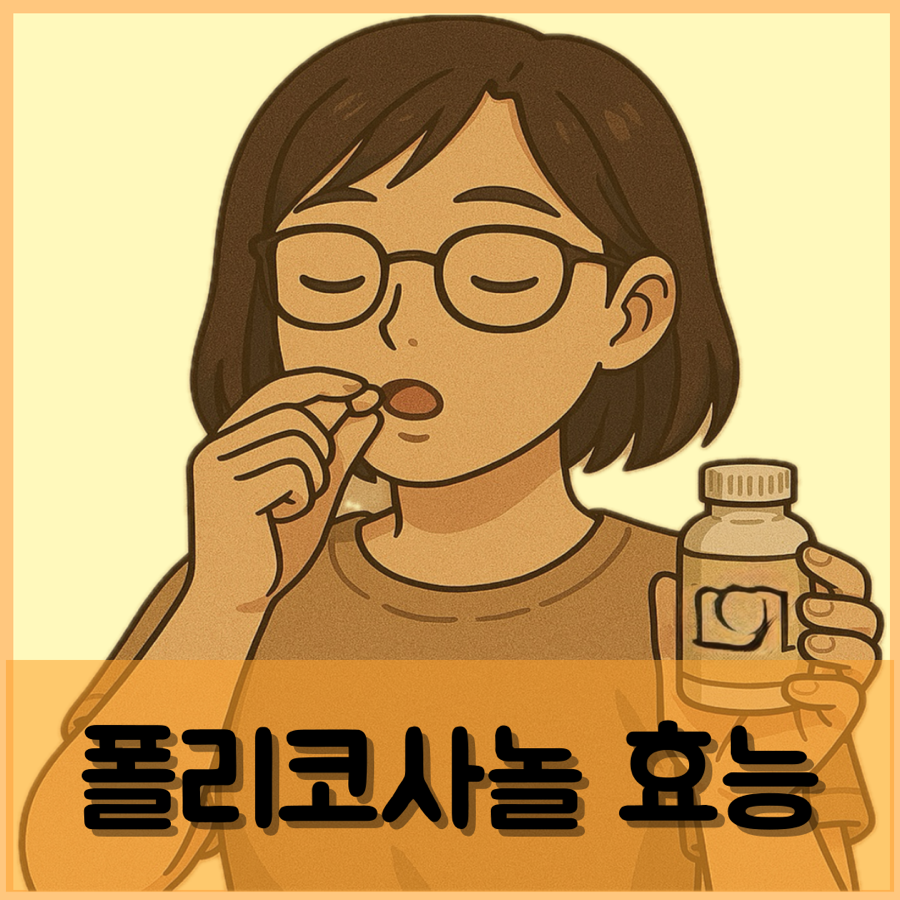 폴리코사놀 효능 부작용 복용법 하루 권장량