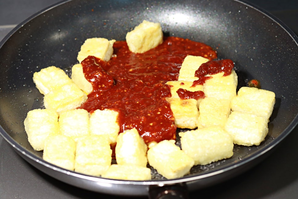 두부강정 소스 만들기 두부요리 맛있는 밑반찬 종류