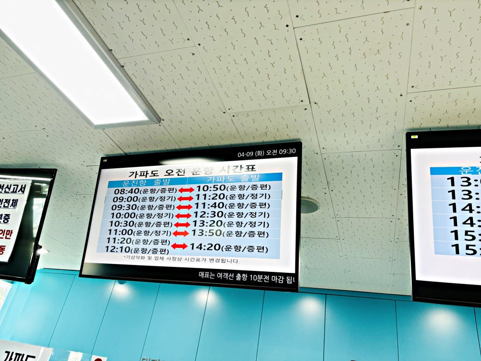 2025 가파도 청보리축제 배시간 4월 제주도 여행 청보리밭