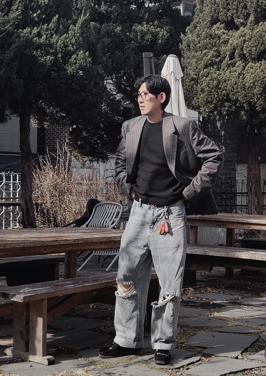 봄 자켓, 마른남자 아우터 코디!