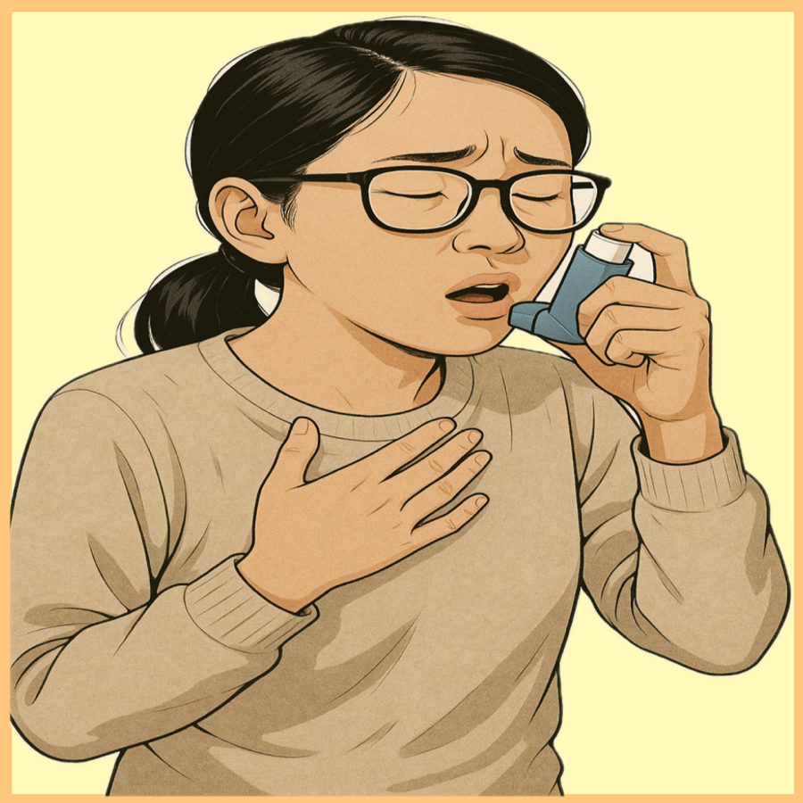 알레르기 천식 원인 발작 검사 치료 흡입기