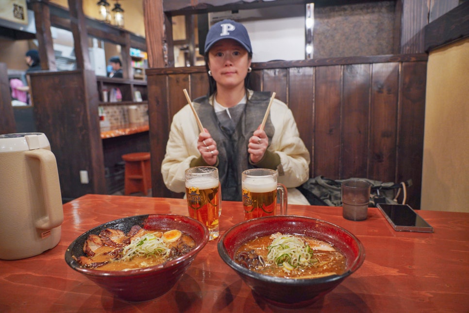삿포로 현지인 맛집 스스키노 요시야마 쇼텐 라멘