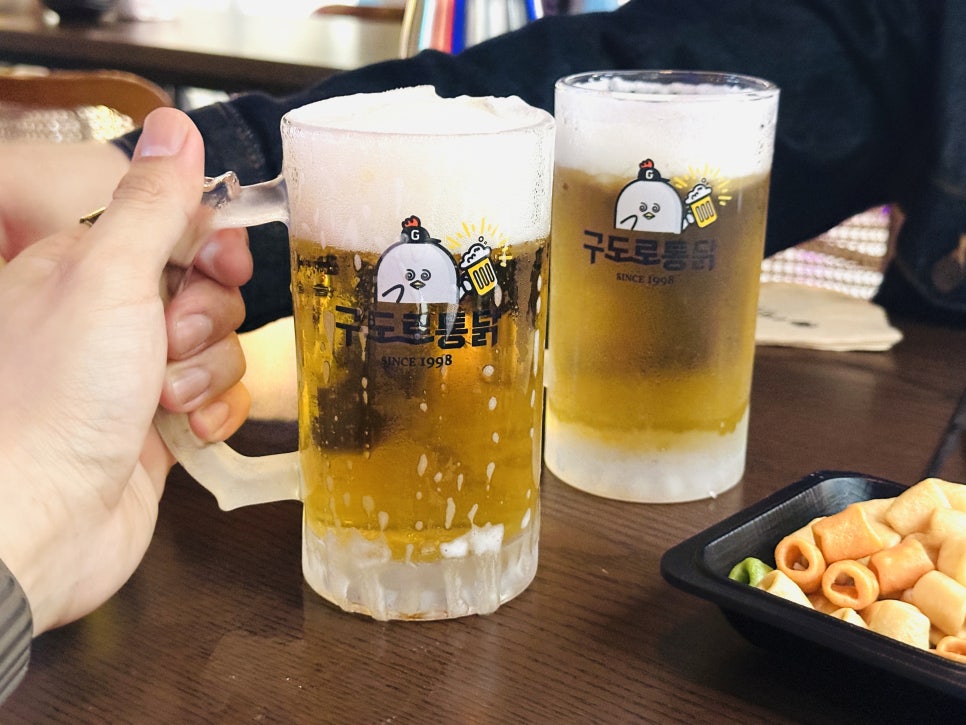 종로 맛집 종각 생맥주 구도로 통닭 구운 치킨