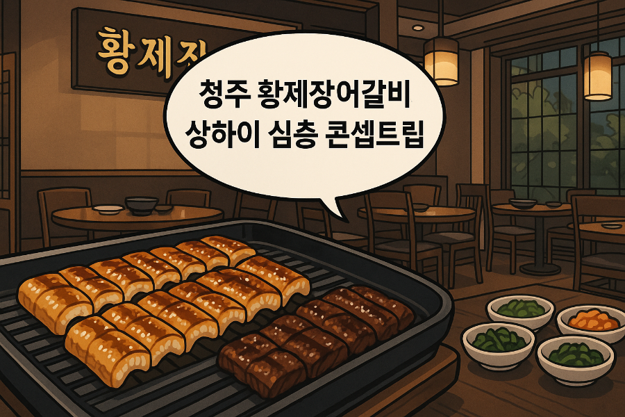 청주 황제장어갈비, 상하이 외식 혁신을 만나 K-보양식의 새 지평을 열다!