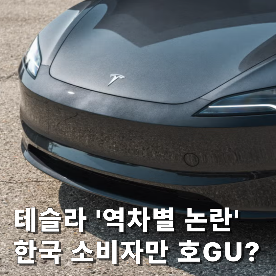 한국에만 비싸게 팔아먹는다는 테슬라 논란