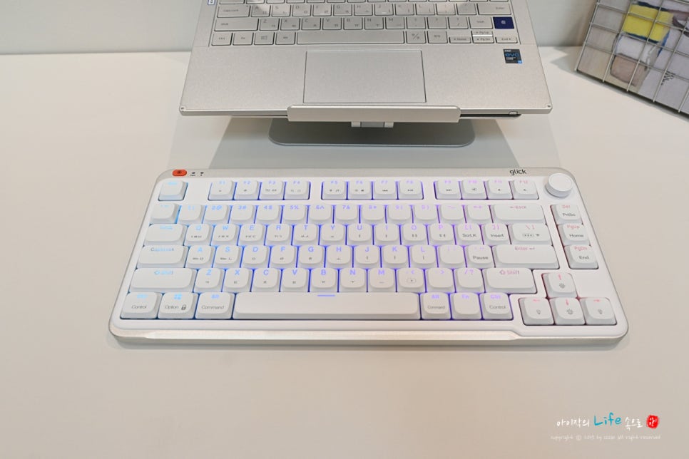 휴대용 블루투스 무선 키보드 지클릭커 카일 SPK80