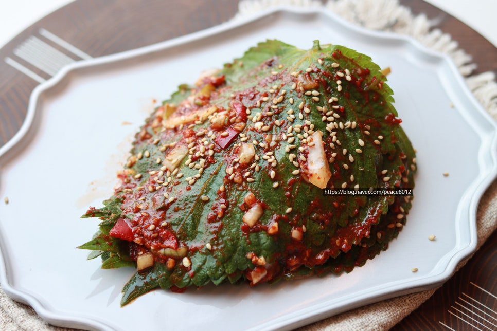 깻잎 양념장 레시피 깻잎김치 담기 만드는 법 깻잎무침