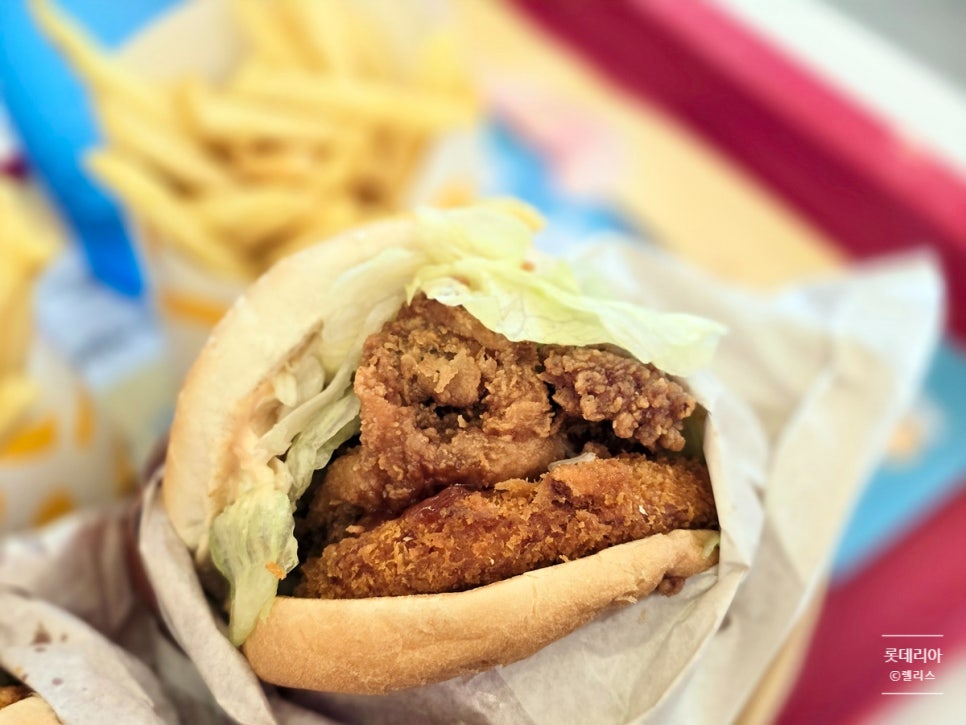 동대문 맛집 롯데리아 신메뉴 오징어 얼라이브 버거