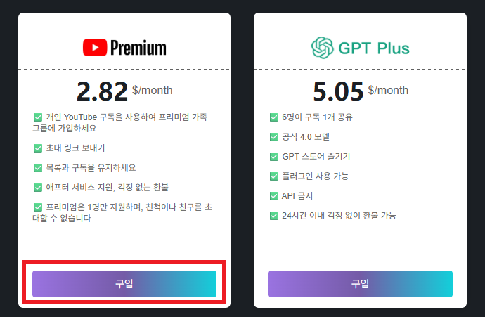 유튜브 프리미엄 저렴하게 보는 법 안전한 한국 우회 이용법