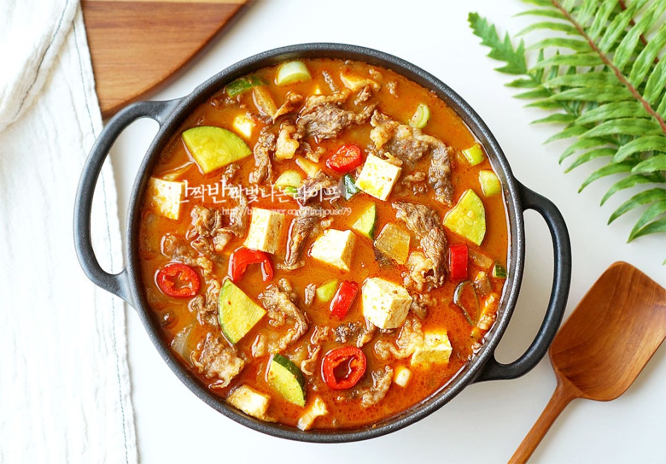 차돌 된장찌개 레시피 소고기 차돌박이 된장찌개 끓이는법