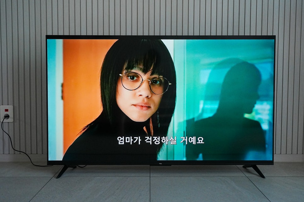 대형 65인치 스마트 TV 4K QLED TCL T6C 시리즈 후기