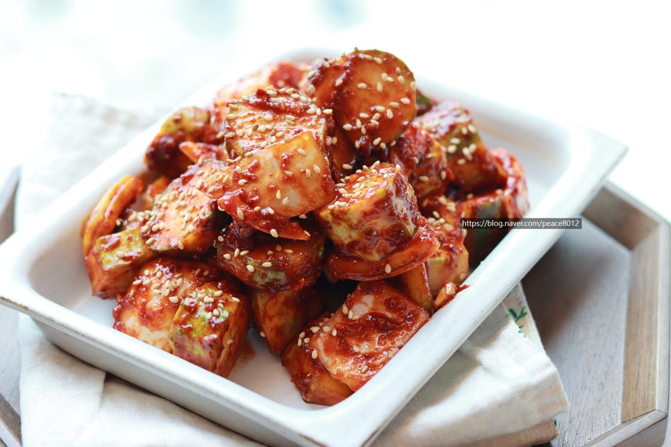 간단한 오이무침 레시피 초간단 생오이무침 만들기