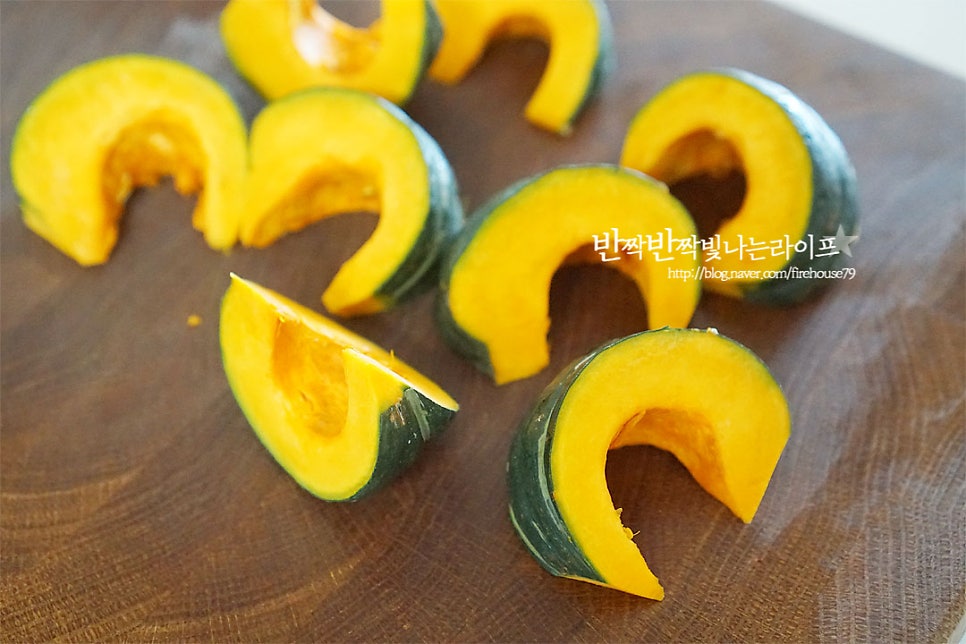 미니 단호박 찌는법 냄비 밤호박 찌는시간 단호박찜