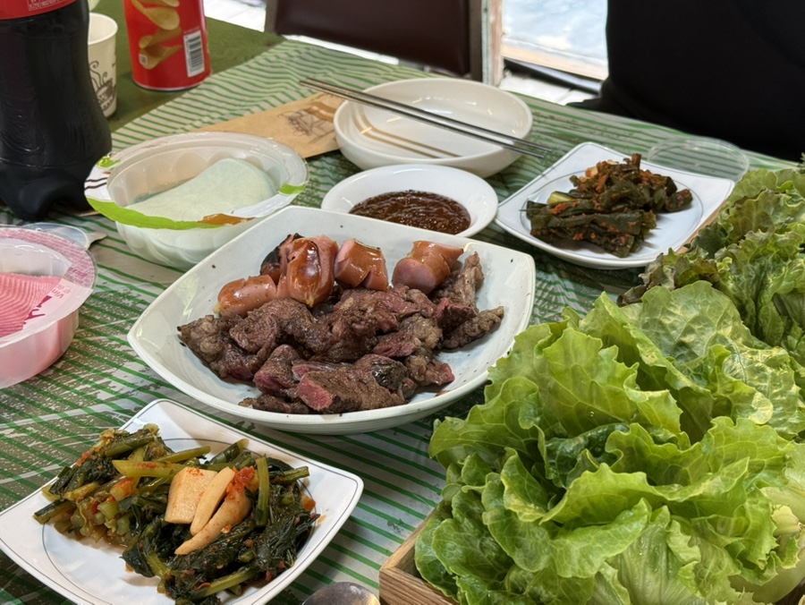 미니 컨버터블과 함께한 일상, 가평 셀프 바베큐장 율림 동산