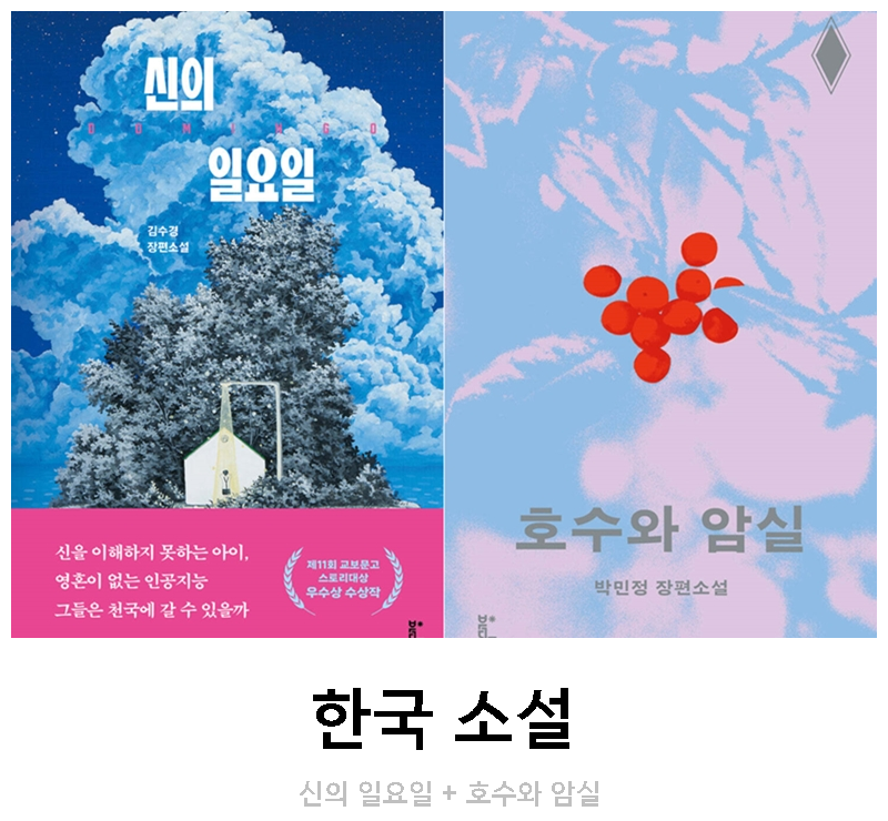 한국 소설) 신의 일요일 + 호수와 암실