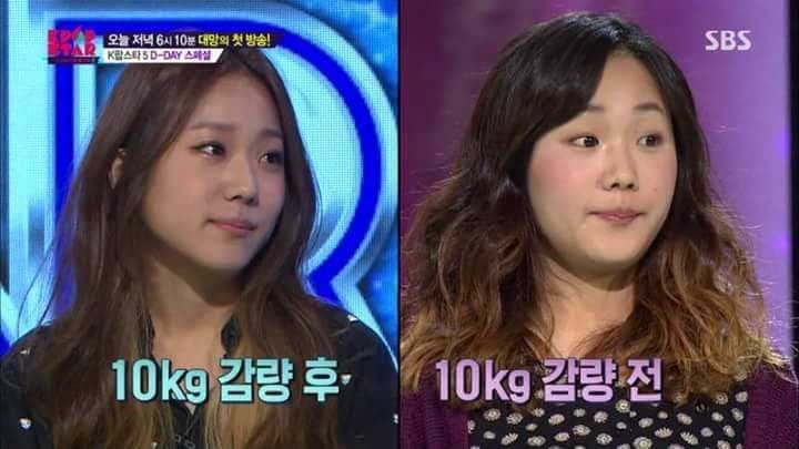 현실적인 다이어트 10kg 감량 얼굴 차이.jpg