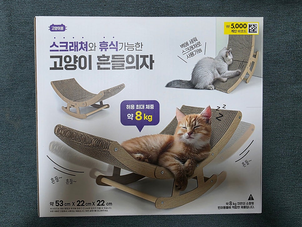 고양이 스크래쳐 다이소 신상 흔들의자 이렇게 사용해보세요