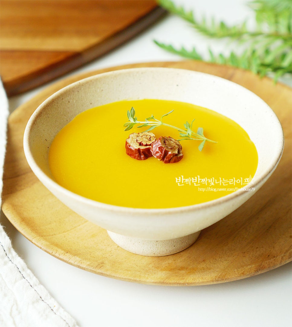 단호박죽 만들기 레시피 찹쌀 단호박죽 만드는법