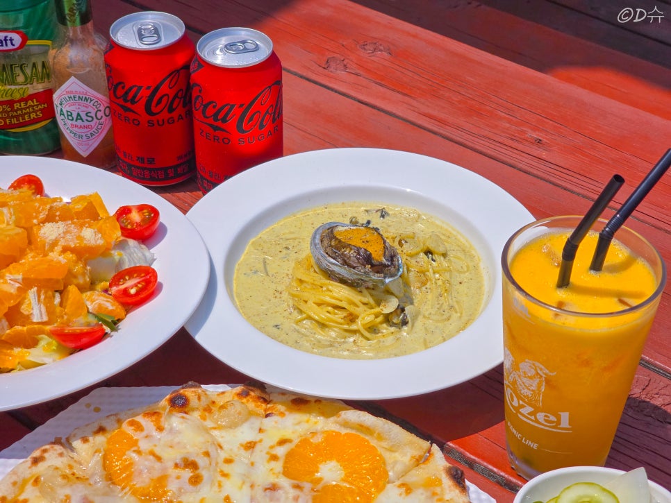제주 송악산 맛집 제주도 피자 서귀포 한라봉 카페 송악산화덕피자