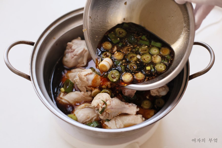 간장 찜닭 레시피 안동찜닭 소스 만들기 간장 닭볶음탕