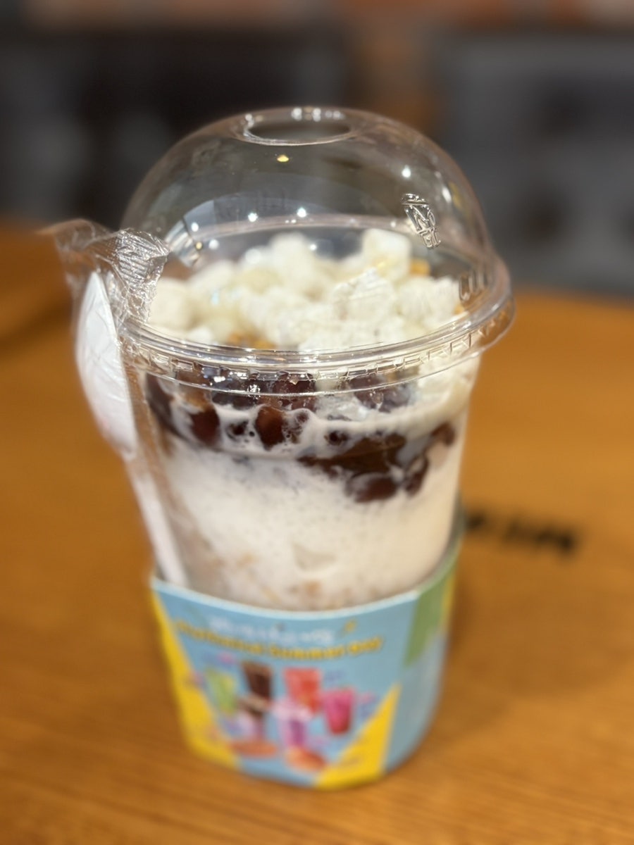 메가커피 팥빙젤라도파르페후기 1인팥빙수의 시대