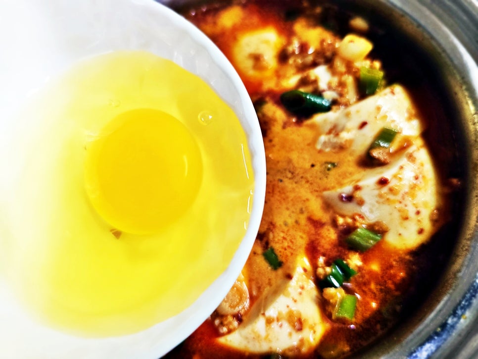 순두부찌개 레시피 돼지고기 다짐육 순두부찌개 만들기