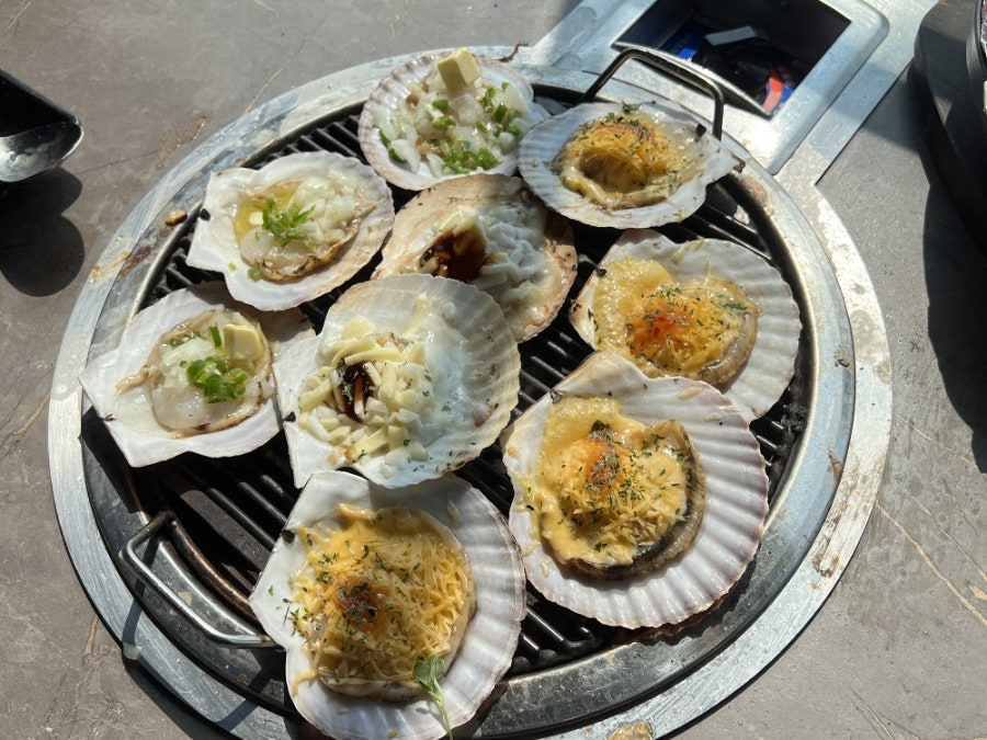 오이도 맛집 뛰어났던 비단가리비 후기