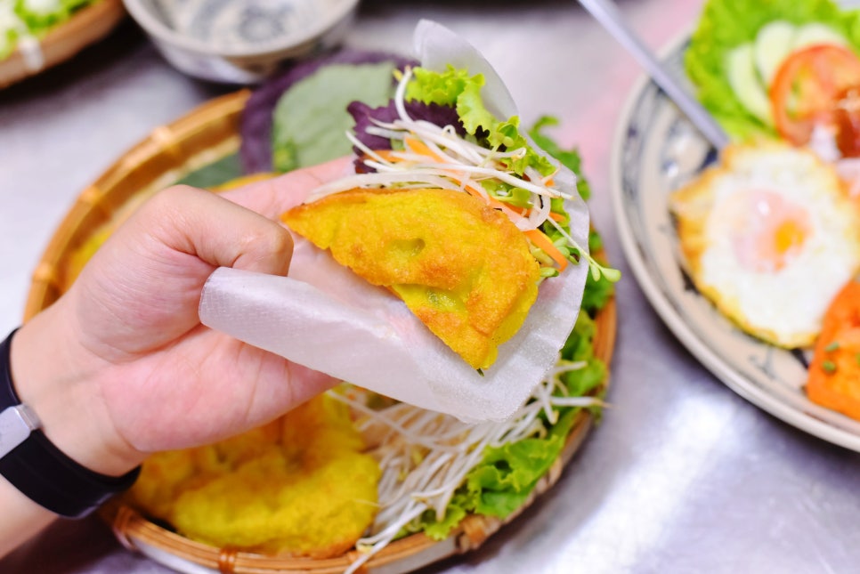 다낭 한시장 맛집 쌀국수 반쎄오 로컬 껌땀데이 한식