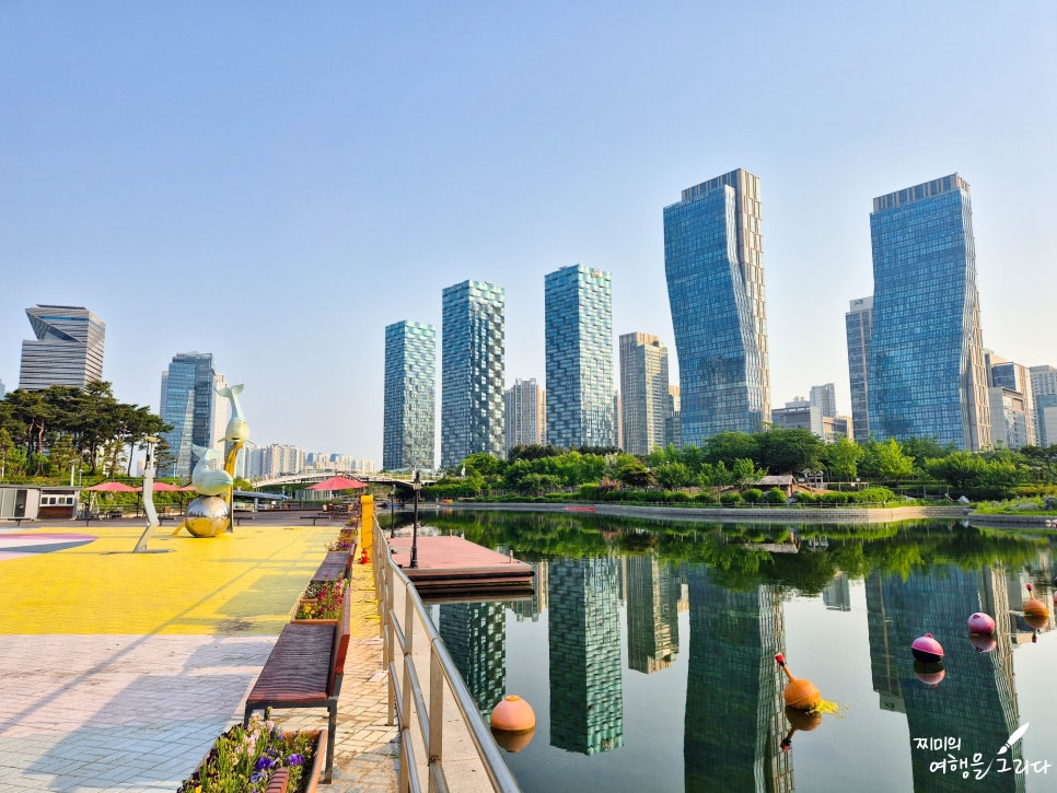 인천 송도 센트럴파크 자전거 볼거리 갈만한곳
