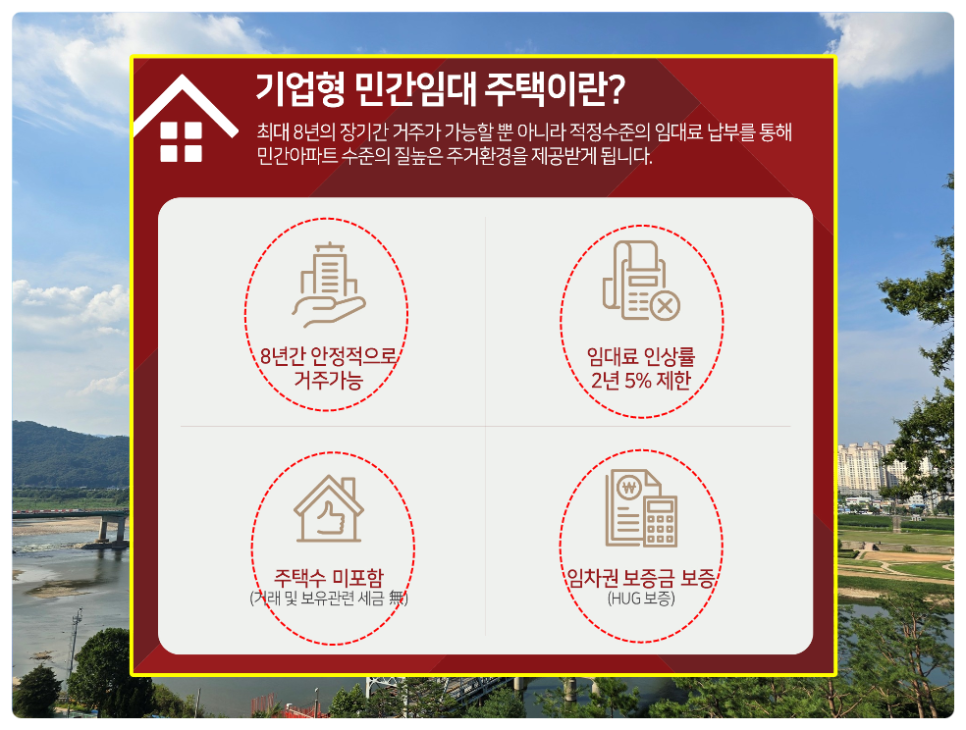 힐스테이트 용인포레 민간임대 모델하우스 공급조건