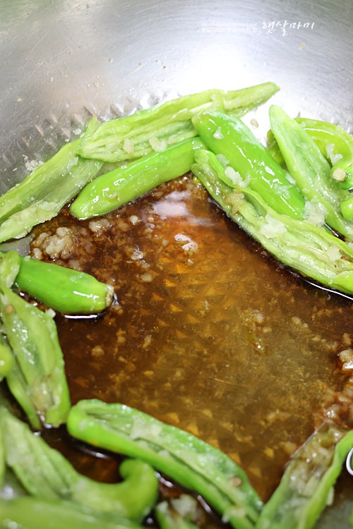 중멸치 꽈리고추볶음 만들기 밑반찬 만드는 법 레시피