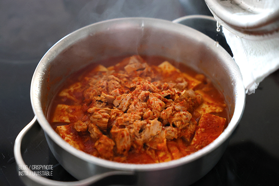 실패 없는 두부조림 레시피 참치로 풍미 업 양념장 만들기