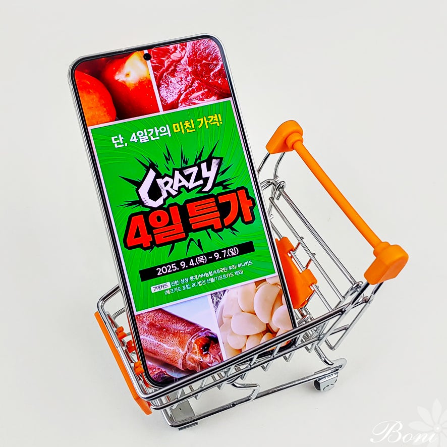 홈플러스 세일 전단 행사 CRAZY 4일 특가 홍로사과 부채살 할인