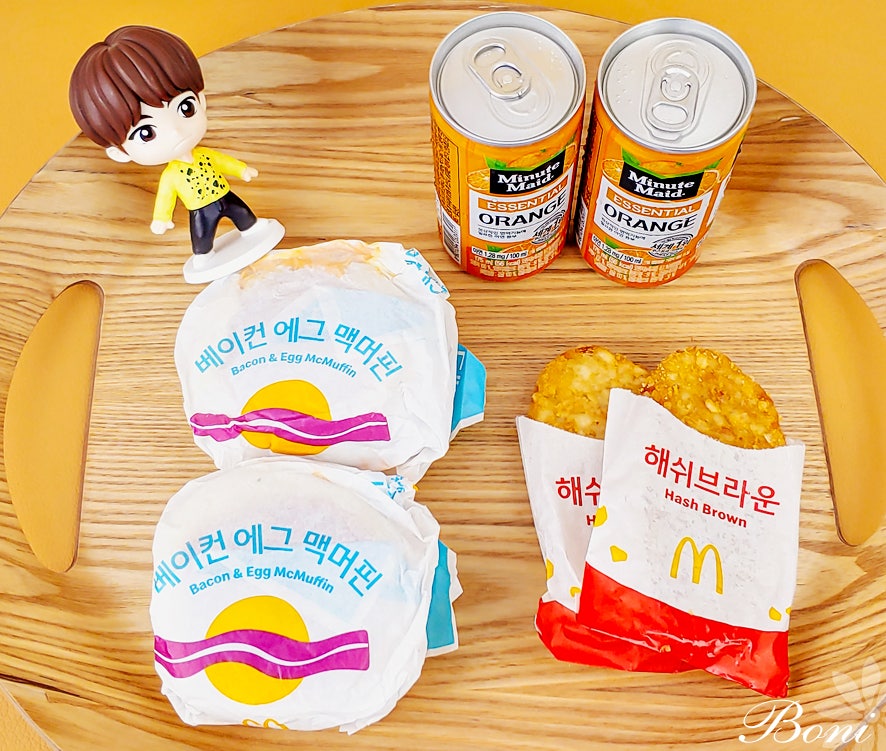 맥도날드 해피밀 BTS 타이니탄 9월 장난감 후기