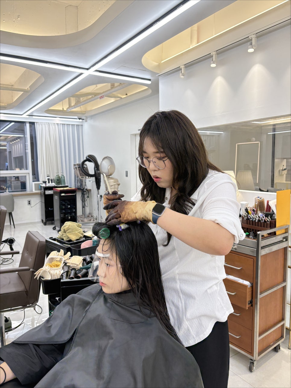 대전 봉명동 미용실 러블리한 젤리펌으로 변신