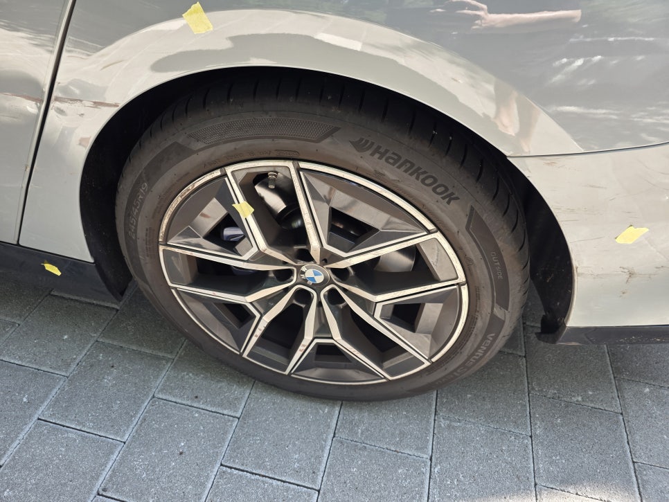 BMW 5시리즈 휠 파손된 경우 휠 수리 도색 복원 강남외형복원 후기 feat 강남복원달인
