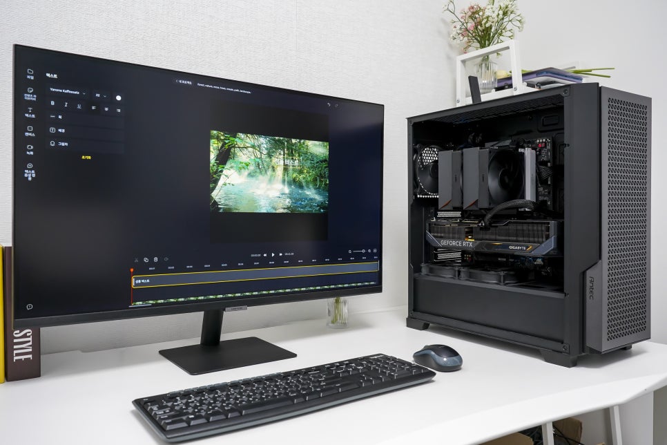 최강 크리에이터 PC 데스크탑 컴퓨터 조립 기가바이트 Z890 AORUS ELITE WIFI7 메인보드 코어 울트라9 285K 조합
