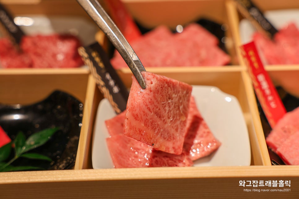 후쿠오카 맛집 야키니쿠 나카스 카쿠라 사가규 와규전문