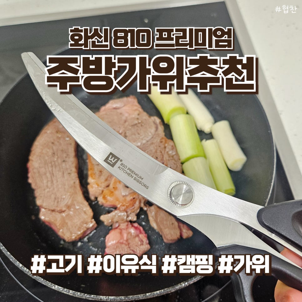 주방가위·고기가위 추천 | 화신 810 프리미엄 요리가위, 주방용품 살림템 후기