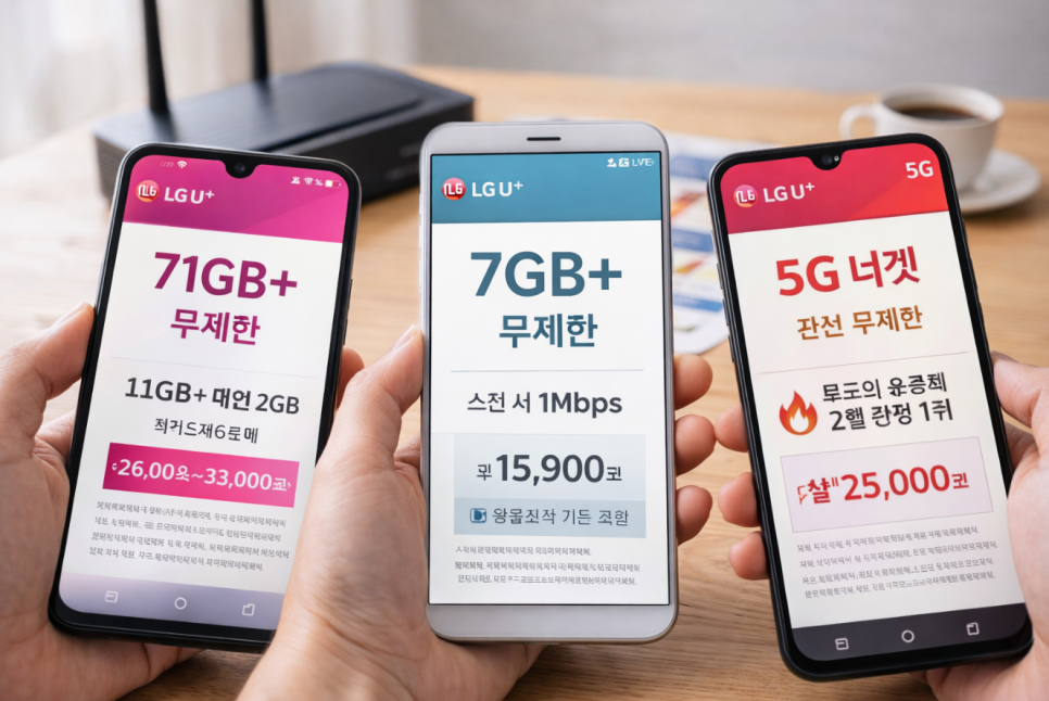 “이게 진짜 실속 요금제?” LG U+망 알뜰폰 추천 요금