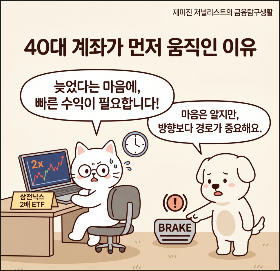 삼전닉스 레버리지 ETF 풀베팅한 40대 계좌 근황