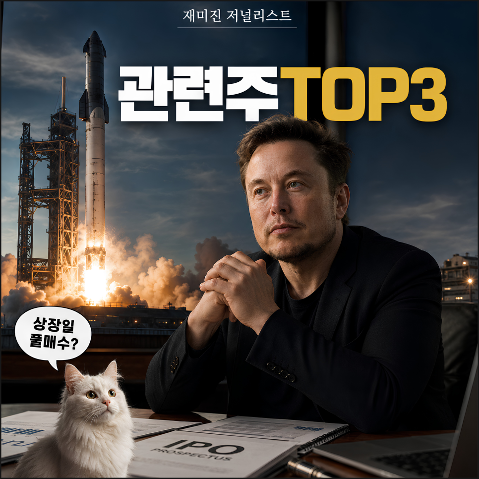 스페이스X 상장일 임박, SPCX vs 관련주 TOP3 어디가 더 좋을까