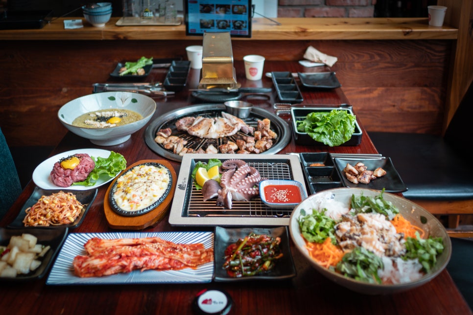 2동탄 호수공원 맛집 동탄 가볼만한곳 흑돼지 오겹살 11,900원